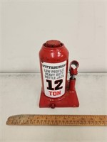 Pittsburgh Bottle Jack, 12 Ton - missing Bar