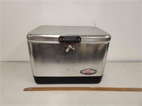 Coleman Steel Belted Cooler - needs cleaning