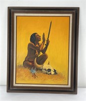 Lola Weaver Indian Oil Painting