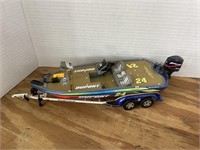 1:24 scale die cast nascar boat
