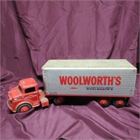 Marx Lumar Woolworth's truck & trailer.