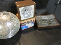 Stereo Mixer, Strobe Light, Disco Ball