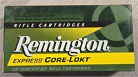 (20) Rounds of Remington 243 Ammo
