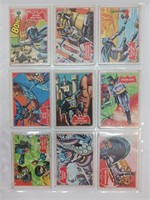 1966 TCG Batman Cards Lot of 9 (Red Bat)
