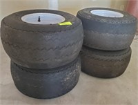 4 GREEN SAVER GOLF CART TIRES