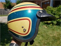 VINTAGE MOTORCYCLE HELMET- MEDIUM