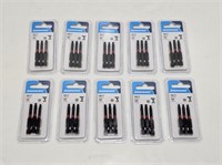 NEW - 10 SILVERLINE IMPACT DRILL BITS