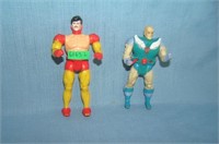 Pair of vintage action figures