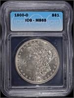 1900-O MORGAN DOLLAR ICG MS65