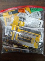 50-pc DeWalt Driver Bits & Accessories (Random)