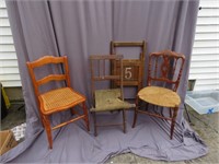 4 MISC CHAIRS