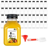 8 oz Juice Bottles with Caps for Juicing - Reusabl