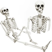 **READ DESC** DINESIL 5.4ft/165cm Halloween Skelet