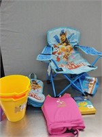 Kids Beach Toys and Chair