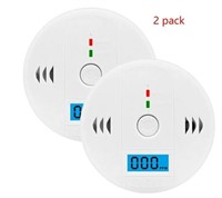 2 Pack CO Carbon Monoxide Detector