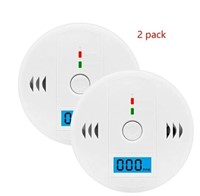 2 Pack CO Carbon Monoxide Detector