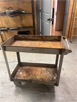 Rolling Metal Shop Cart