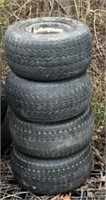 4 Tires w/Rims For Golf Cart