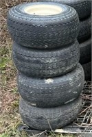 4 Tires w/Rims For Golf Cart