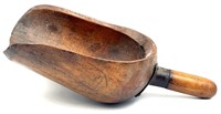 Primitive Hand Carved Grain/Seed Scoop