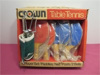 NEW VTG Table Tennis Ping Pong Crown with 4 NEW