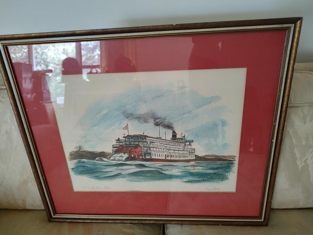 "Delta Queen" Print Signed by Floyd Berg