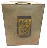 100 lb Hershey's Progress Cocoa Tin Can