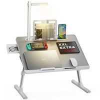 SAIJI K8 Lap Desk, Folding Table, With LED Light,