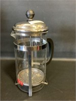Oggi French press glass coffee maker 9.5"h