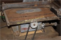 Craftsman Table Saw w/motor, on wooden stand