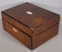Antique mahogany timber box