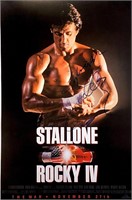 Autograph Rocky IV Poster