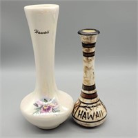 2- HAWAIIAN POTTERY VASES