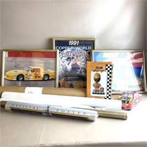 Lot of Racing Posters/ Memorabilia