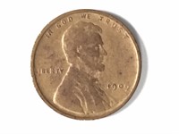 1909 Lincoln Wheat Cent  VG