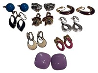 Assortment of Vintage Clip On Earrings