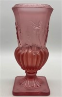 Vintage Imperial Glass Urn Vase w/ Dancing Nymphs