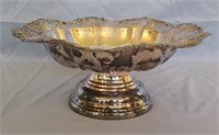 Silver plated fruit bowl