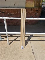 Set of 6 4ft Wooden Measuring Sticks