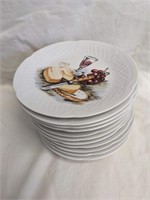Set of Limoges Cheese Plates