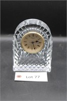 Waterford Crystal Quartz Mantle Clock
