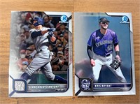 2022 Giancarlo Stanton & 2022 Kris Bryant cards