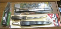 (2) Fillet Knives & Hook Sharpener