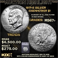 ***Auction Highlight*** 1971-s Silver Eisenhower D