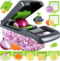 MAIPOR Veggie Chopper  13 in 1  Gray