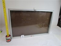 GLASS DISPLAY CASE W/ KEY