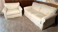 chair & sofa- washable exterior good condition