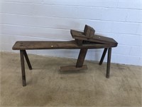 Antique Oak Cobbler's/ Leatherworking Bench
