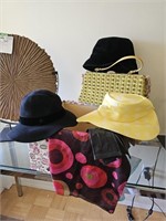 Vintage Hats, Purse & More