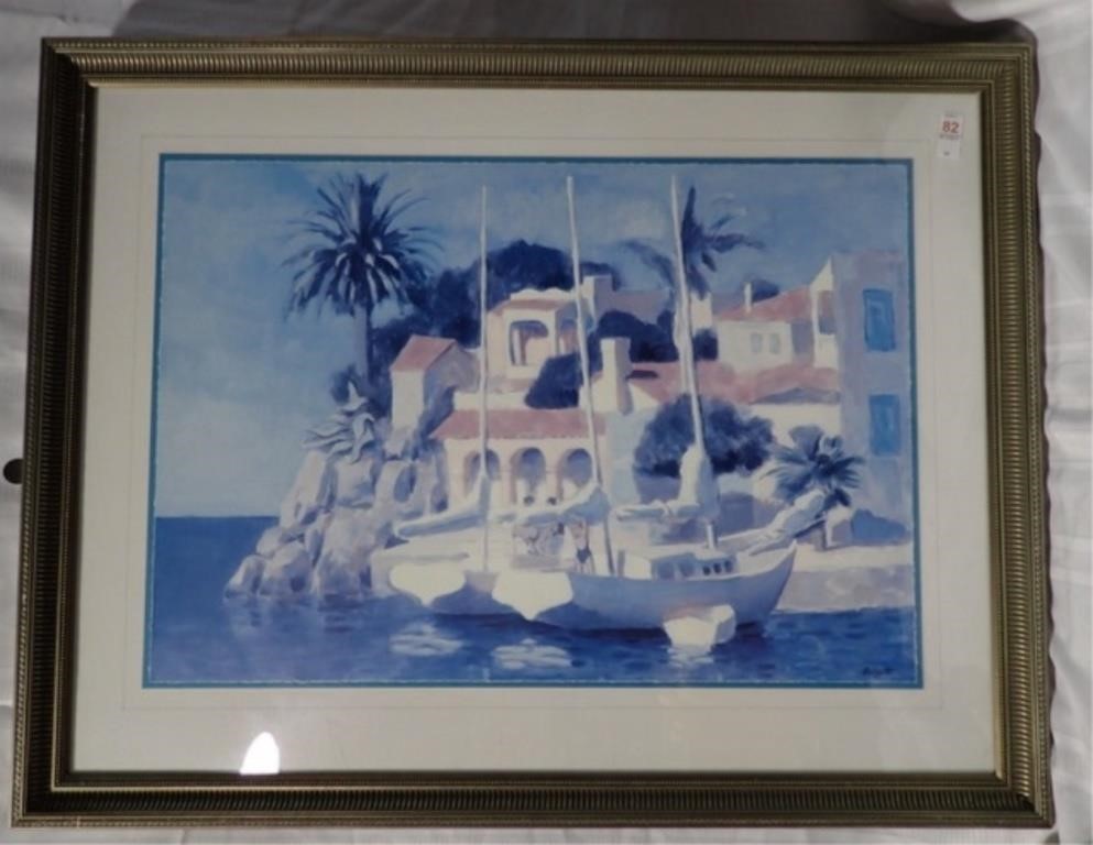 WILLIAM BUFFETT SHORE SCENE PRINT 44x34